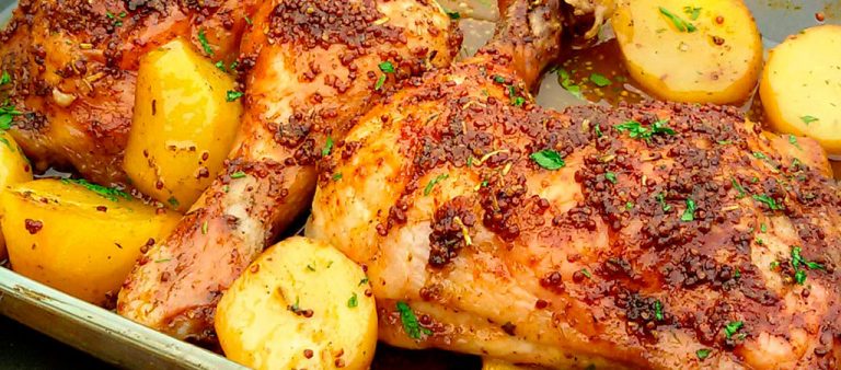 Muslos De Pollo Al Horno Argui Ano Recetas Pollo Al Horno